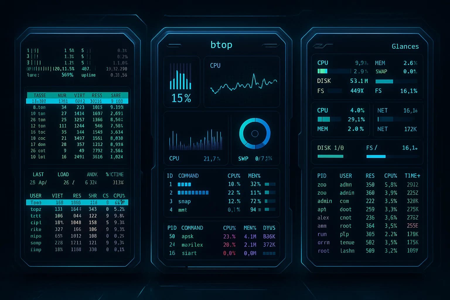 list of system monitoring tools