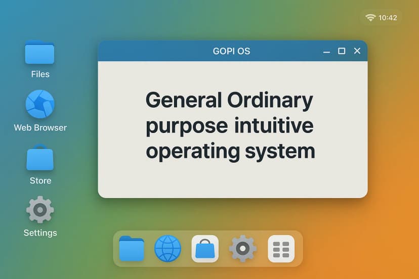 General Ordinary purpose intuitive operating system (GOPI OS)